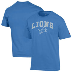 Detroit Lions Champion Arch Over Logo T-Shirt - Blue - NFL