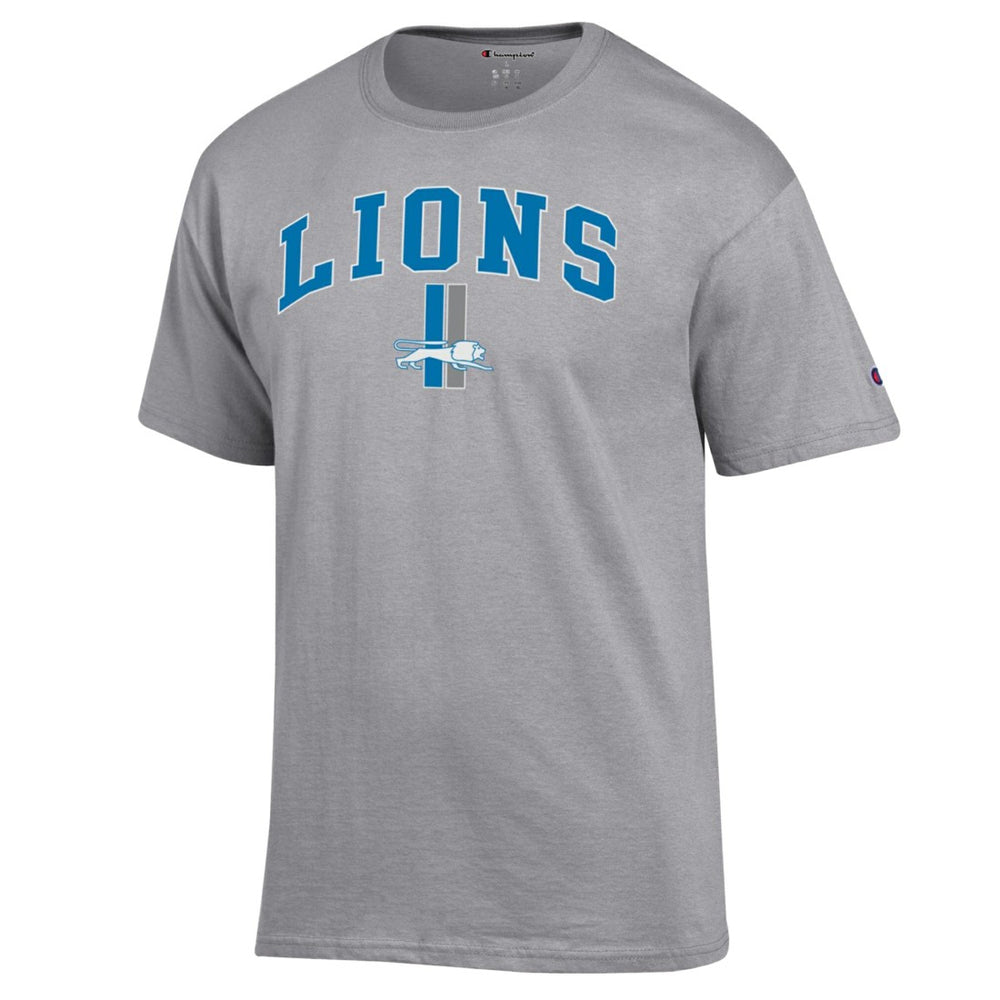 Detroit Lions Champion Arch Over Logo T-Shirt - Gray - NFL