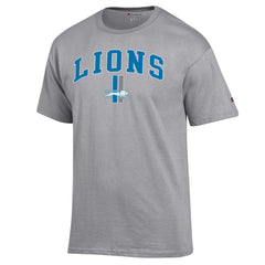 Detroit Lions Champion Arch Over Logo T-Shirt - Gray - NFL