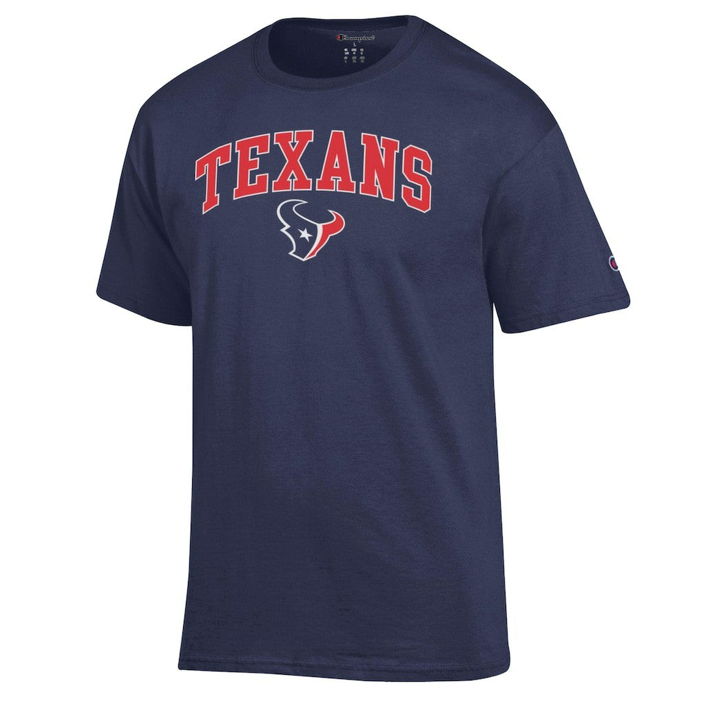 Houston Texans Champion Arch Over Logo T-Shirt - Navy - NFL