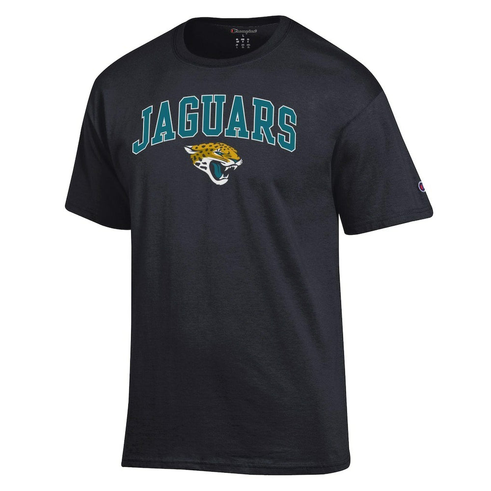 Jacksonville Jaguars Champion Arch Over Logo T-Shirt - Black - NFL