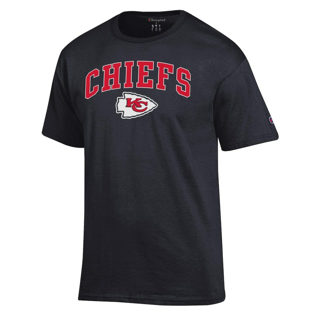 Kansas City Chiefs Champion Arch Over Logo T-Shirt - Black - NFL
