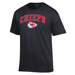 Kansas City Chiefs Champion Arch Over Logo T-Shirt - Black - NFL