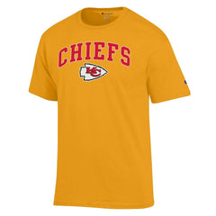 Kansas City Chiefs Champion Arch Over Logo T-Shirt - Gold - NFL