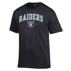 Las Vegas Raiders Champion Arch Over Logo T-Shirt - Black - NFL