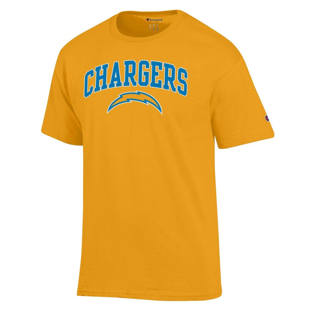 Los Angeles Chargers Champion Arch Over Logo T-Shirt - Gold - NFL