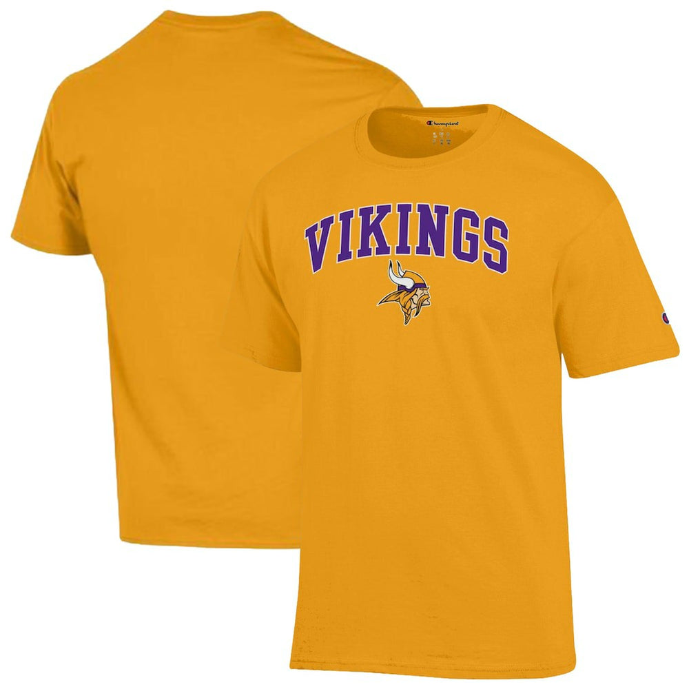 Minnesota Vikings Champion Arch Over Logo T-Shirt - Gold - NFL