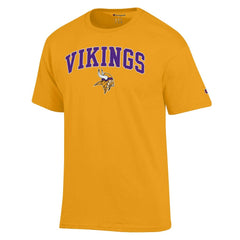 Minnesota Vikings Champion Arch Over Logo T-Shirt - Gold - NFL