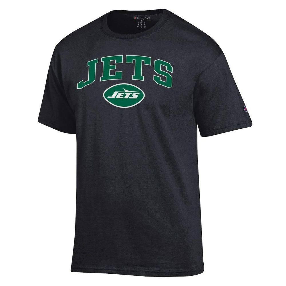 New York Jets Champion Arch Over Logo T-Shirt - Black - NFL