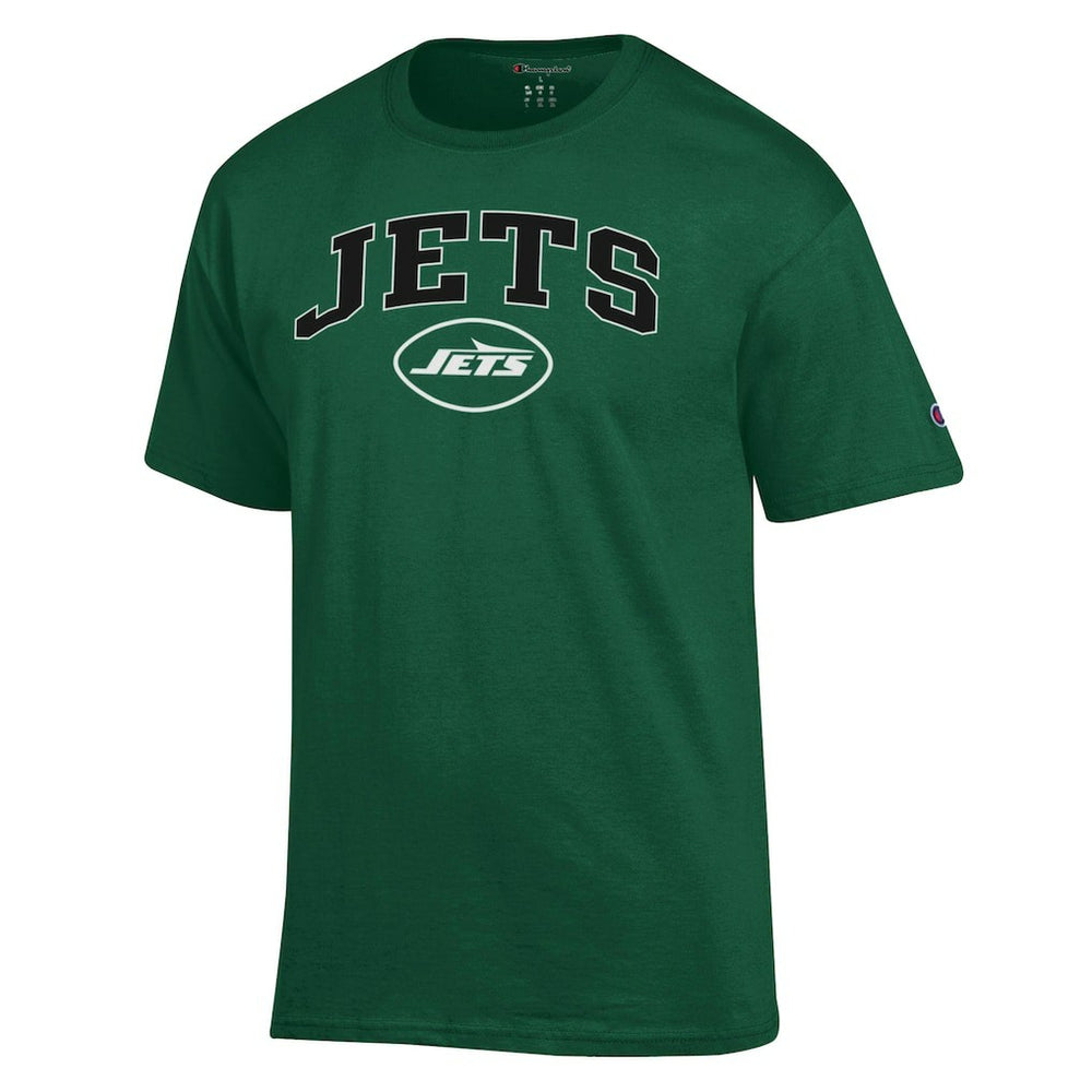 New York Jets Champion Arch Over Logo T-Shirt - Green - NFL