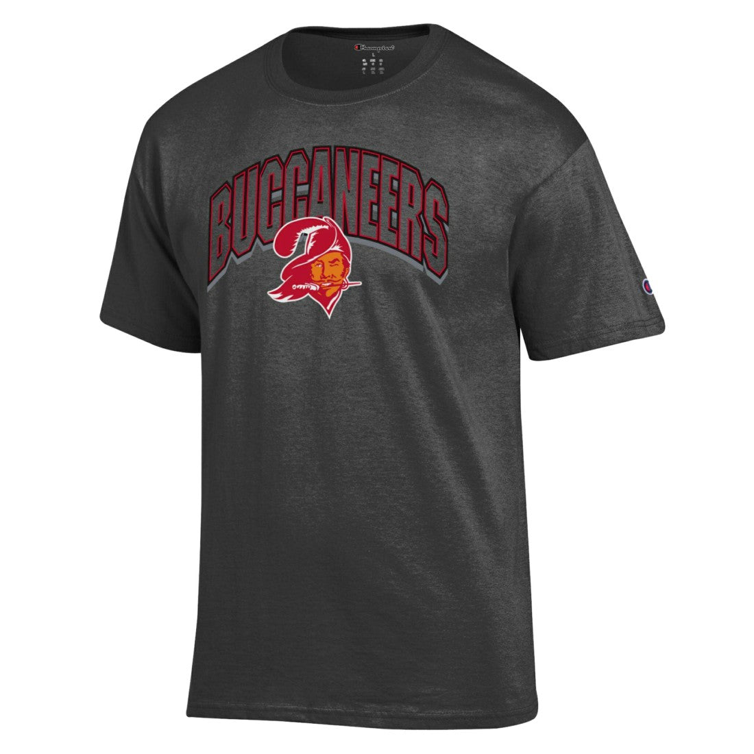 Tampa Bay Buccaneers Champion Jersey T-Shirt - Heather Charcoal - NFL