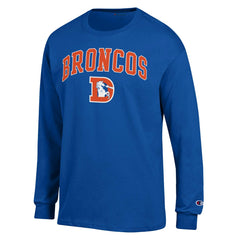 Denver Broncos Champion Arch Over Logo Long Sleeve T-Shirt - Royal - NFL