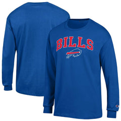 Buffalo Bills Champion Arch Over Logo Long Sleeve T-Shirt - Royal - NFL