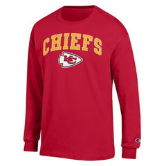 Kansas City Chiefs Champion Arch Over Logo Long Sleeve T-Shirt - Red - NFL