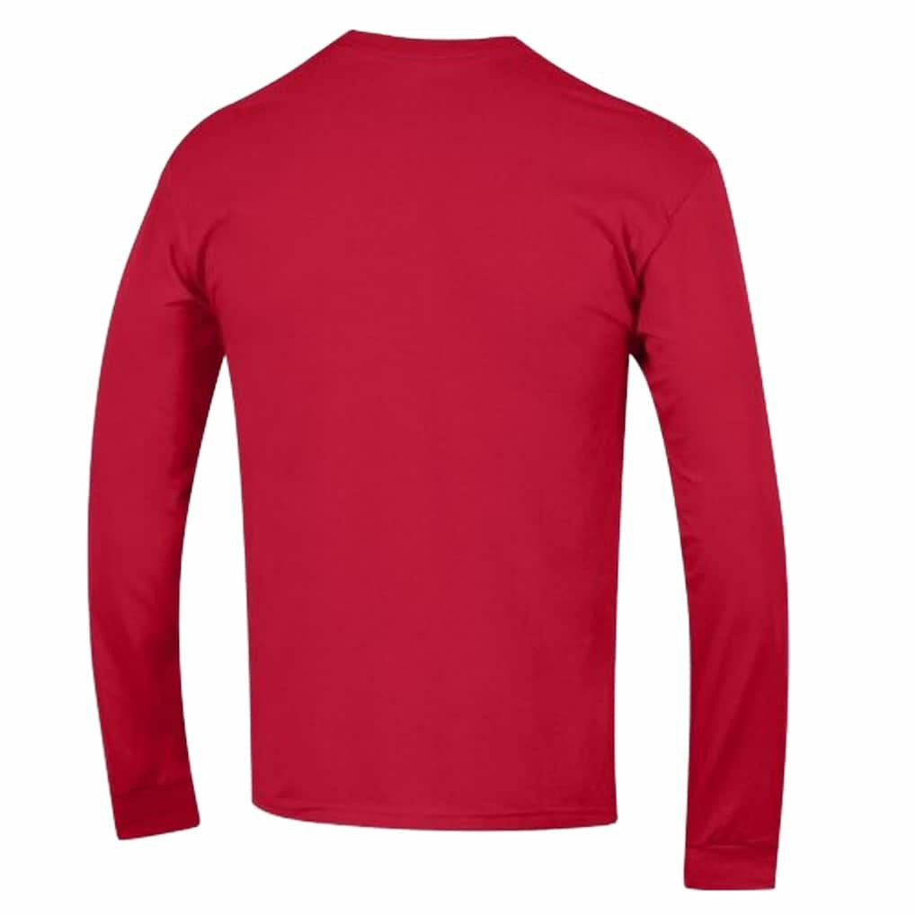New England Patriots Champion Arch Over Logo Long Sleeve T-Shirt - Red - NFL