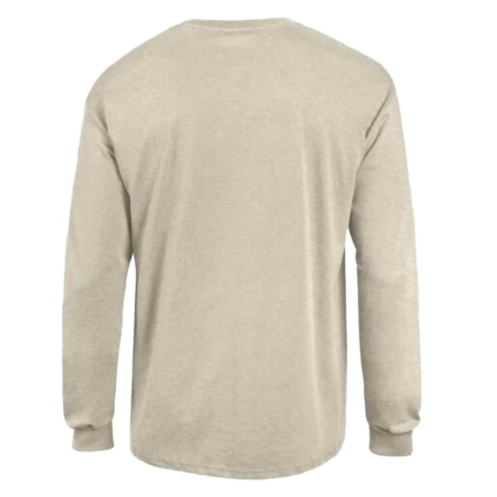 Philadelphia Eagles Champion White Ink Jersey Long Sleeve T-Shirt - Oatmeal - NFL