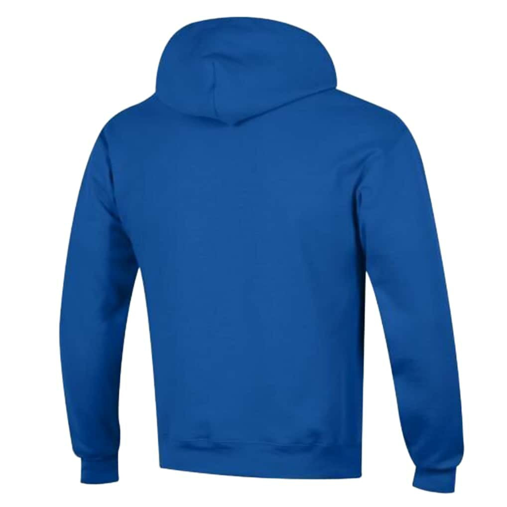 New York Giants Champion Powerblend Arch over Logo Hoodie - Royal - NFL