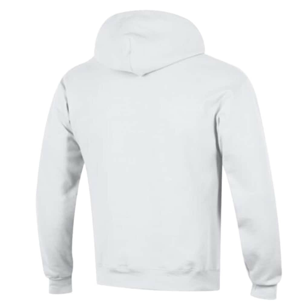 New York Giants Champion Powerblend Arch over Logo Hoodie - White - NFL