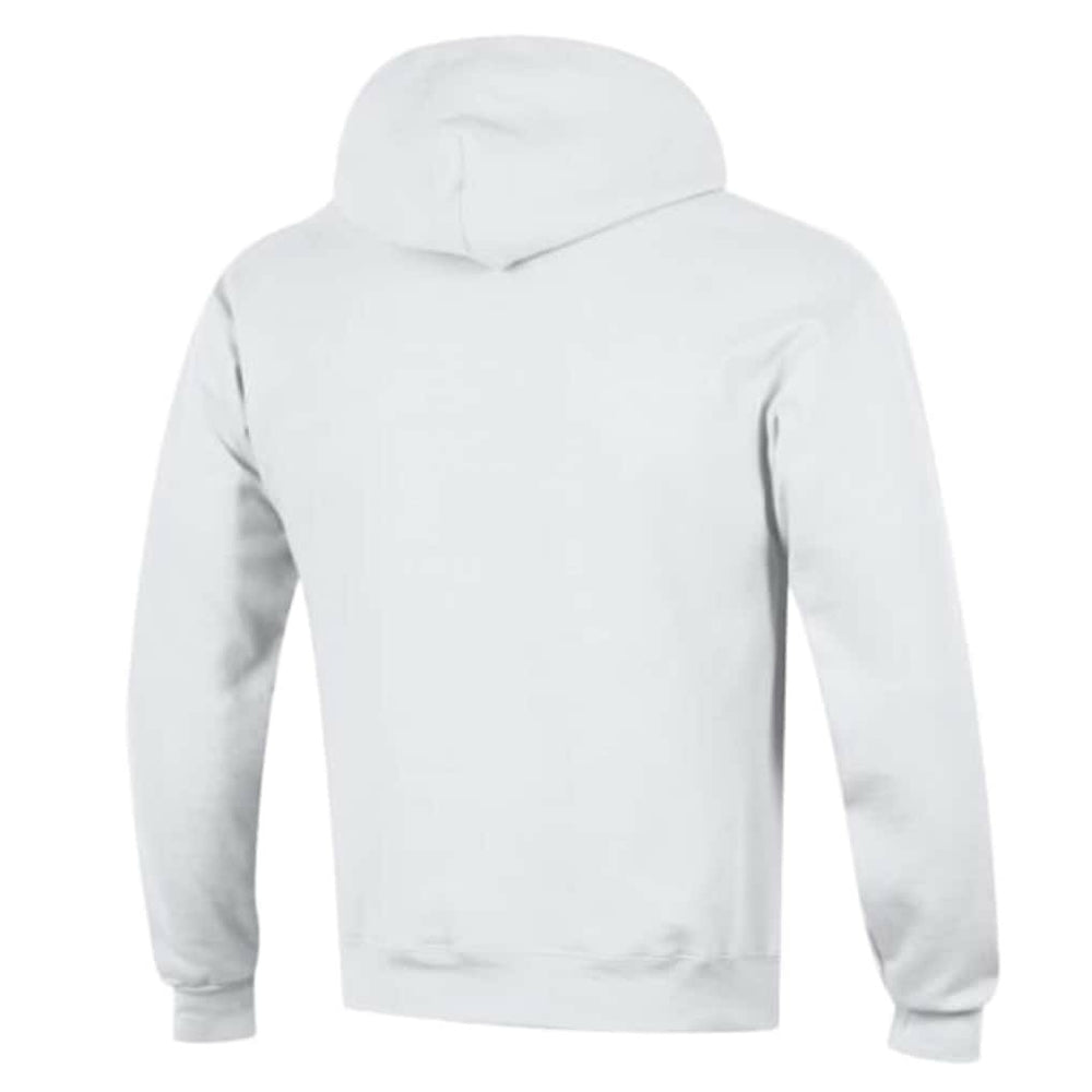 New York Giants Champion Powerblend Arch over Logo Hoodie - White - NFL