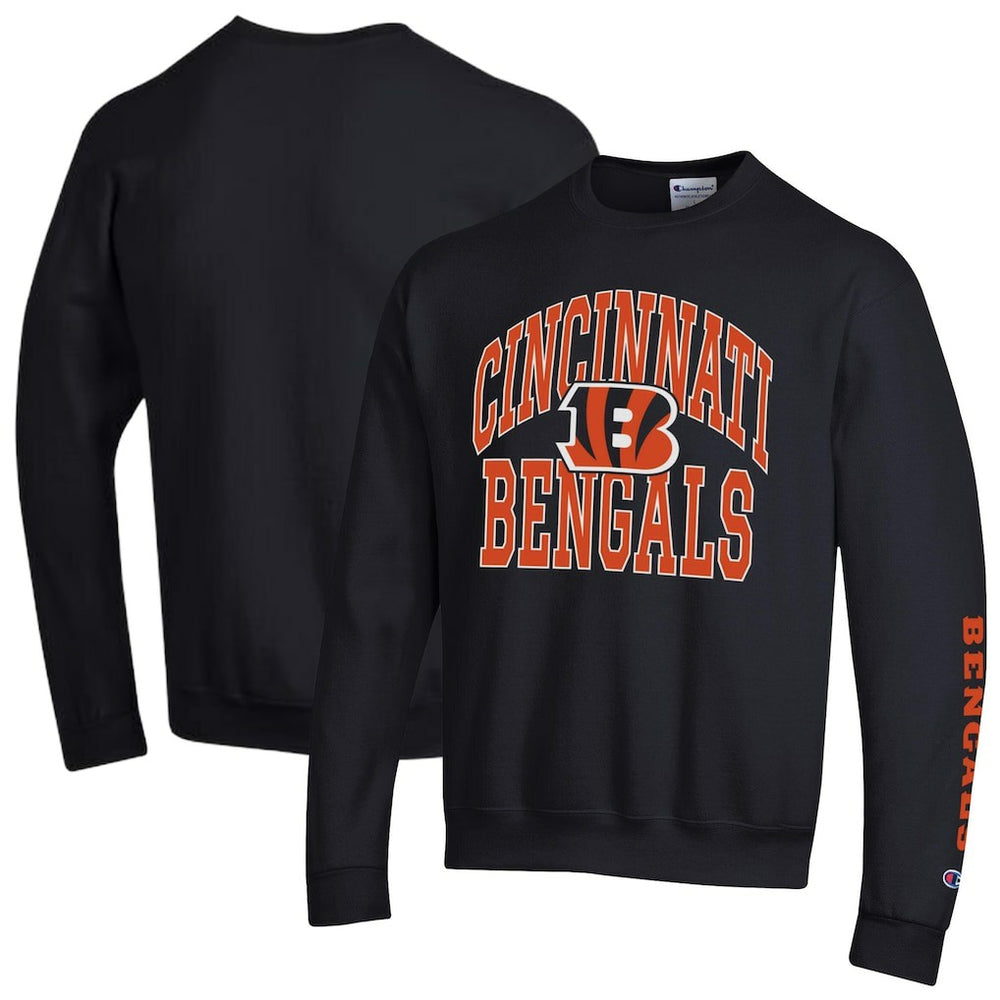 Cincinnati Bengals Champion Powerblend Fleece Sweatshirt - Black - NFL