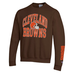 Cleveland Browns Champion Powerblend Fleece Sweatshirt - Brown - NFL