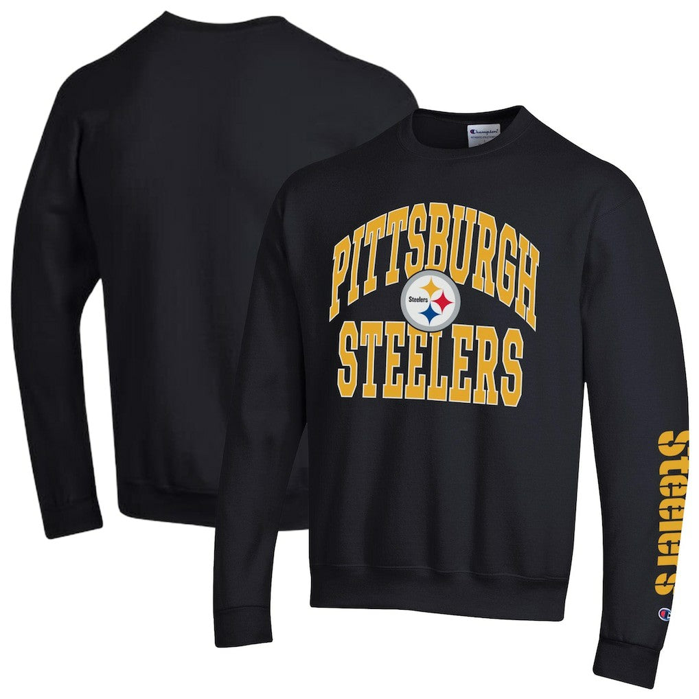 Pittsburgh Steelers Champion Powerblend Fleece Sweatshirt - Black - NFL