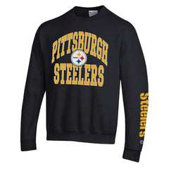 Pittsburgh Steelers Champion Powerblend Fleece Sweatshirt - Black - NFL