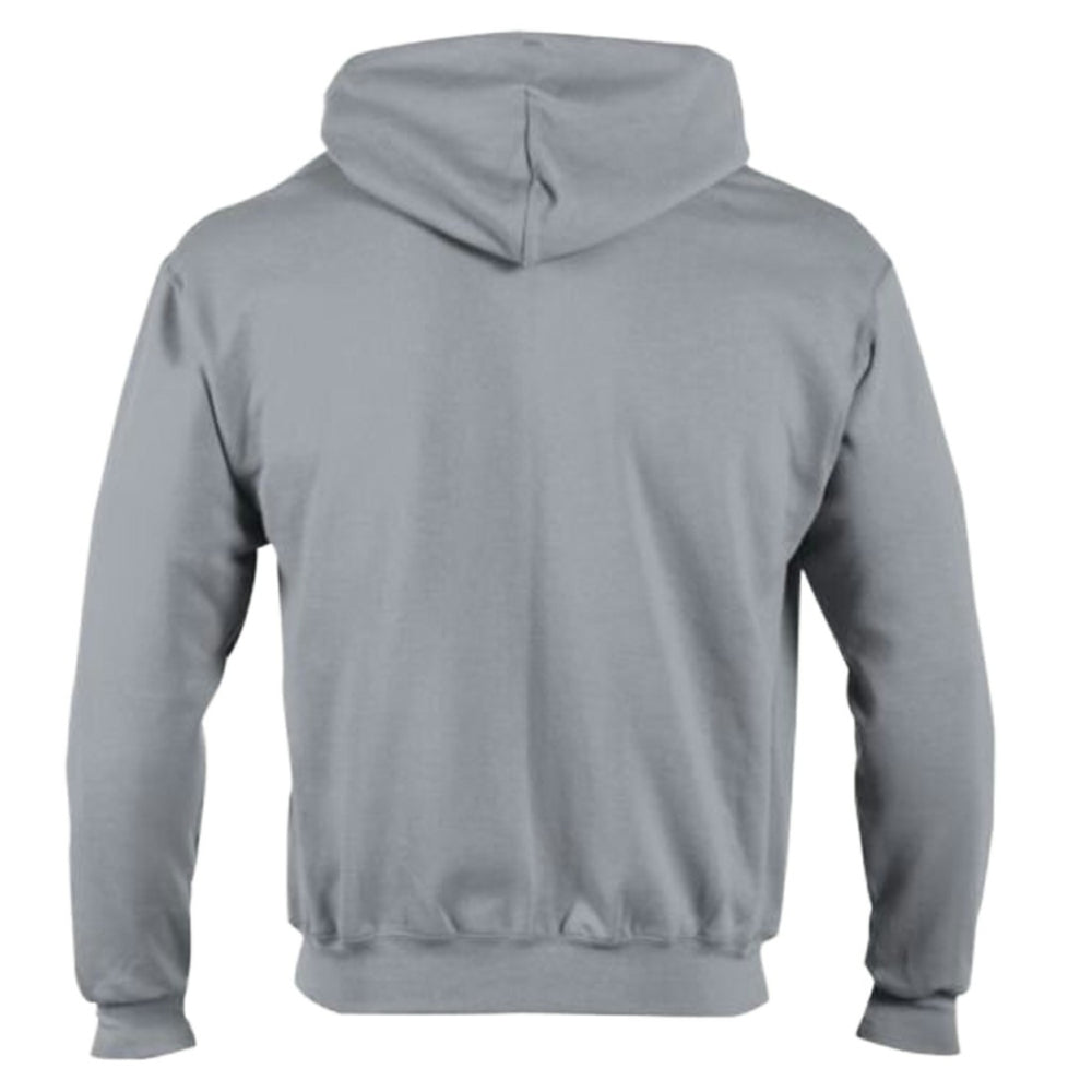 Denver Broncos Champion Powerblend Fleece Full-Zip Hoodie - Heather Gray - NFL