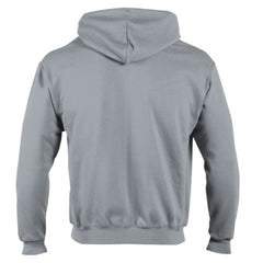 Denver Broncos Champion Powerblend Fleece Full-Zip Hoodie - Heather Gray - NFL