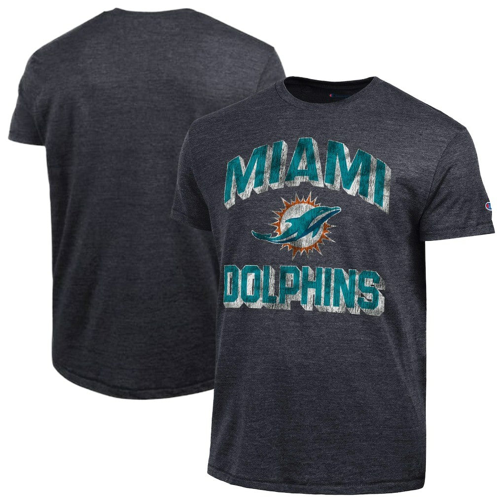 Miami Dolphins Champion Ultimate Tri-Blend T-Shirt - Black - NFL
