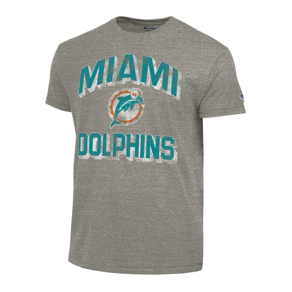 Miami Dolphins Champion Ultimate Tri-Blend T-Shirt - Charcoal - NFL