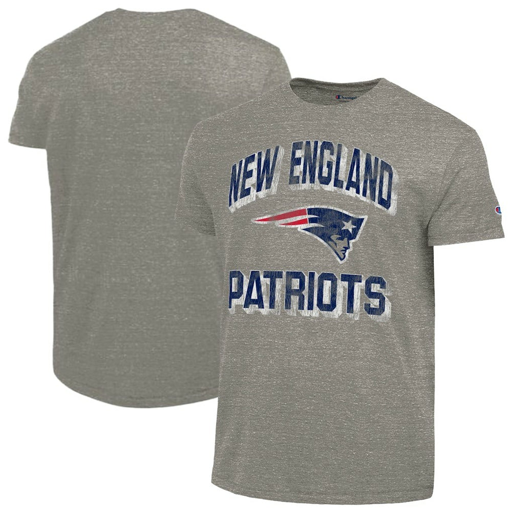 New England Patriots Champion Ultimate Tri-Blend T-Shirt - Heather Charcoal - NFL
