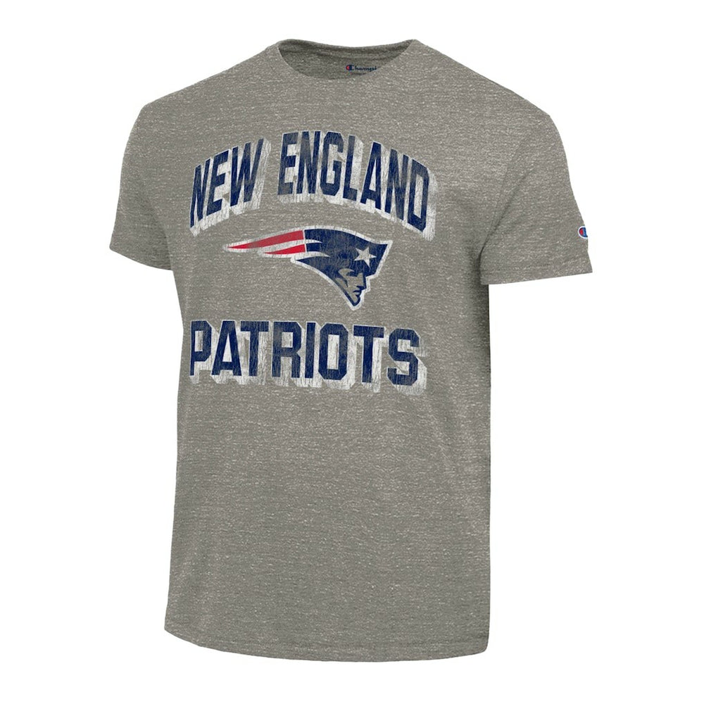 New England Patriots Champion Ultimate Tri-Blend T-Shirt - Heather Charcoal - NFL