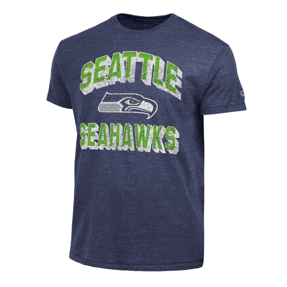 Seattle Seahawks Champion Ultimate Tri-Blend T-Shirt - College Navy - NFL