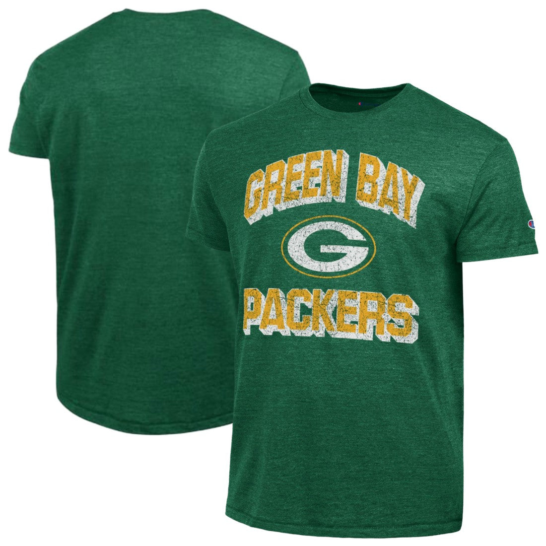 Green Bay Packers Champion Ultimate Tri-Blend T-Shirt - Heather Green - NFL