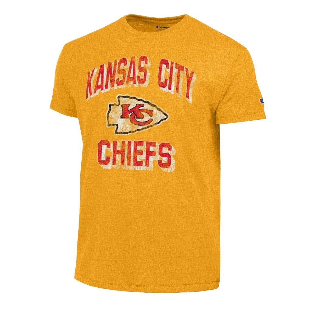 Kansas City Chiefs Champion Ultimate Tri-Blend T-Shirt - Gold - NFL