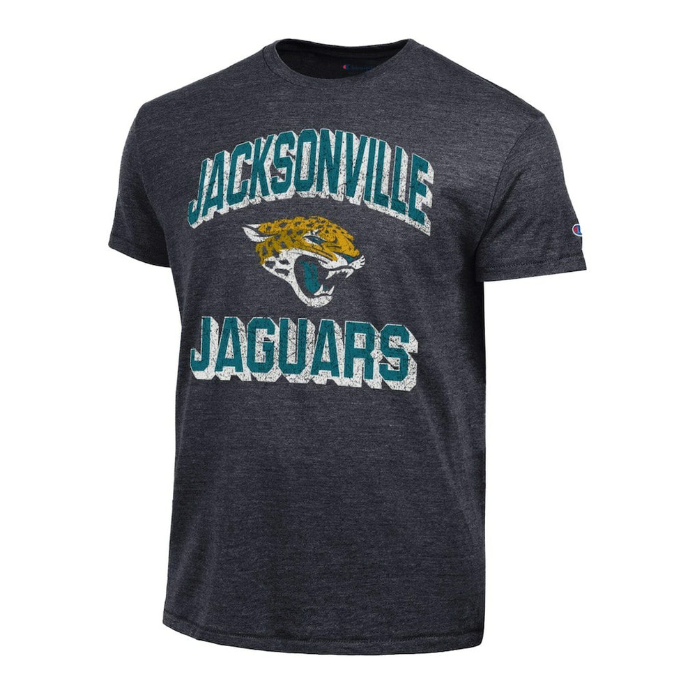 Jacksonville Jaguars Champion Ultimate Tri-Blend T-Shirt - Heather Black - NFL