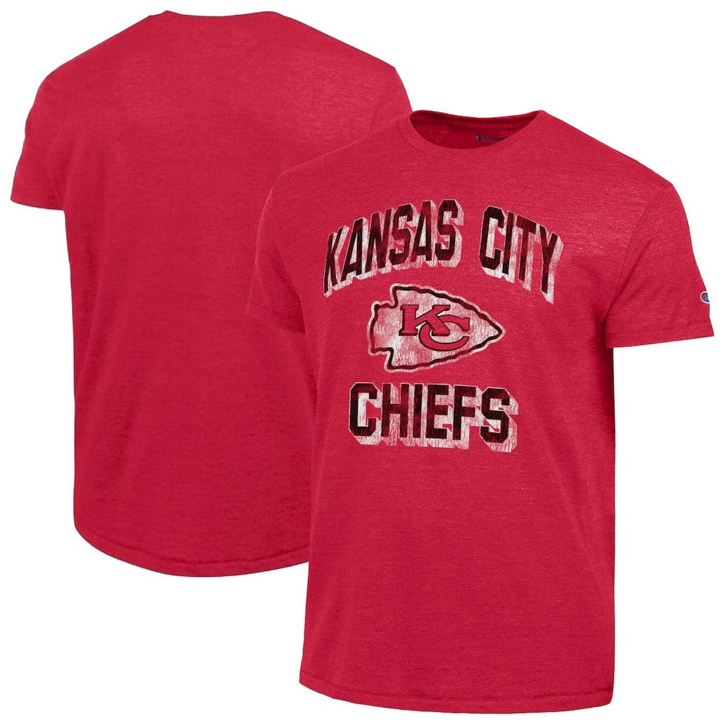 Kansas City Chiefs Champion Ultimate Tri-Blend T-Shirt - Red - NFL