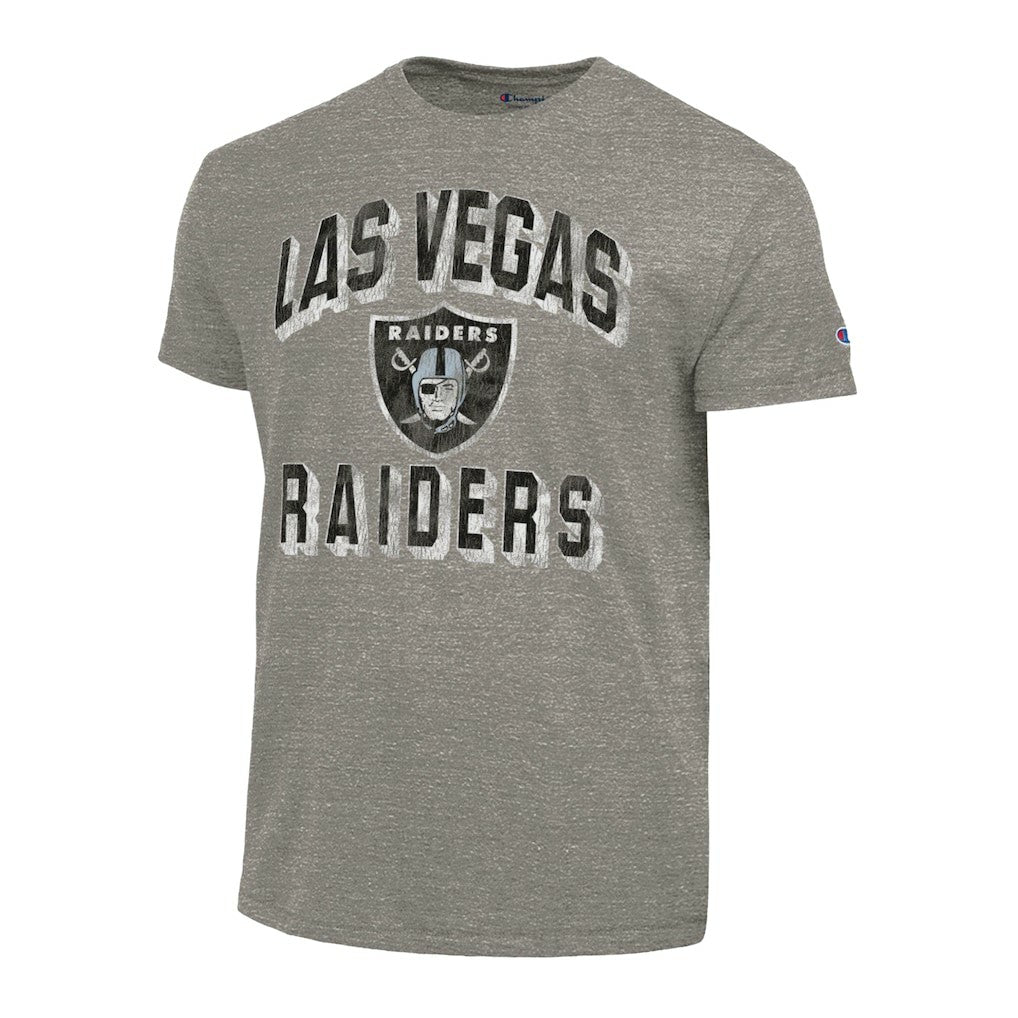 Las Vegas Raiders Champion Ultimate Tri-Blend T-Shirt - Charcoal - NFL
