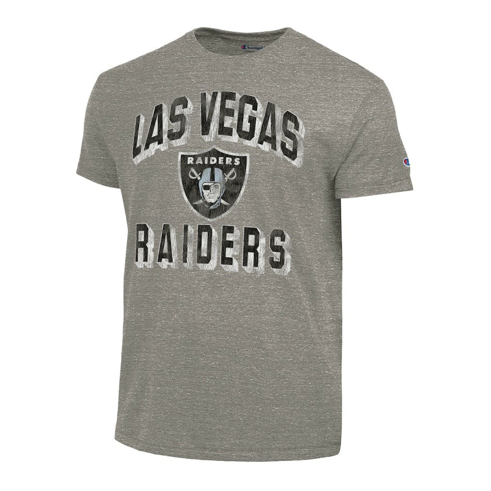 Las Vegas Raiders Champion Ultimate Tri-Blend T-Shirt - Charcoal - NFL