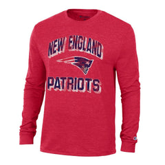 New England Patriots Champion Ultimate Tri-Blend Long Sleeve T-Shirt - Red - NFL