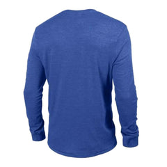 New York Giants Champion Ultimate Tri-Blend Long Sleeve T-Shirt - Heather Royal - NFL