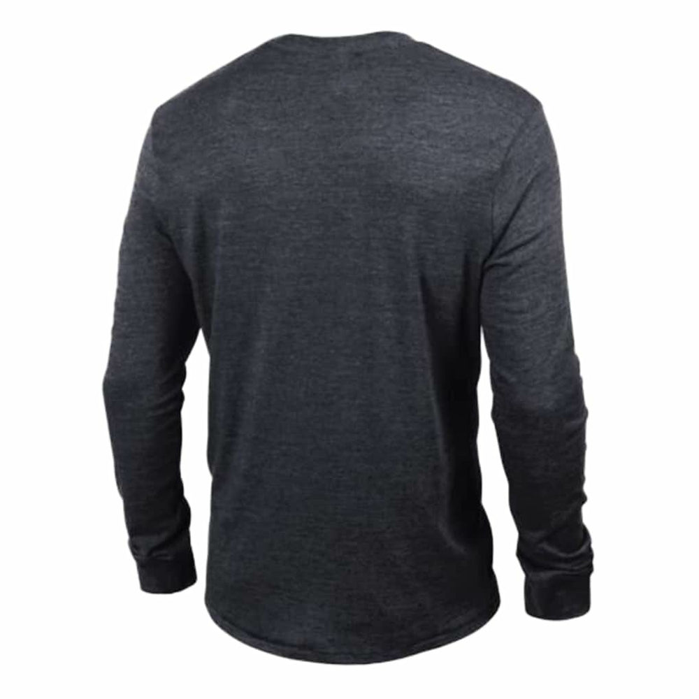 Pittsburgh Steelers Champion Ultimate Tri-Blend Long Sleeve T-Shirt - Heather Black - NFL