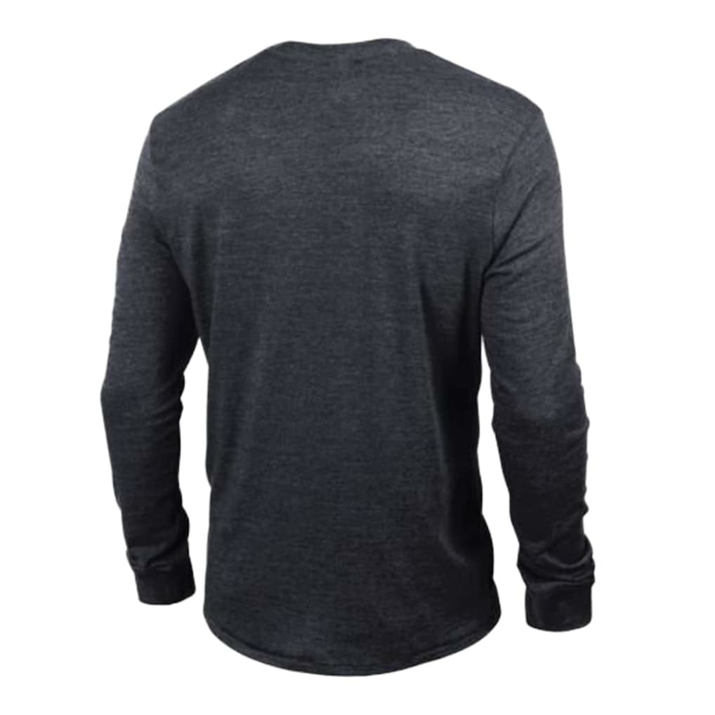 San Francisco 49ers Champion Ultimate Tri-Blend Long Sleeve T-Shirt - Heather Black - NFL