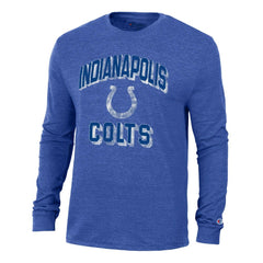 Indianapolis Colts Champion Ultimate Tri-Blend Long Sleeve T-Shirt - Royal - NFL