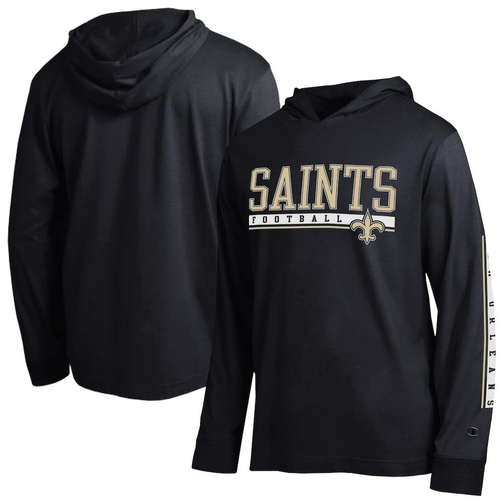 New Orleans Saints Champion All Star Hoodie T-Shirt - Black - NFL