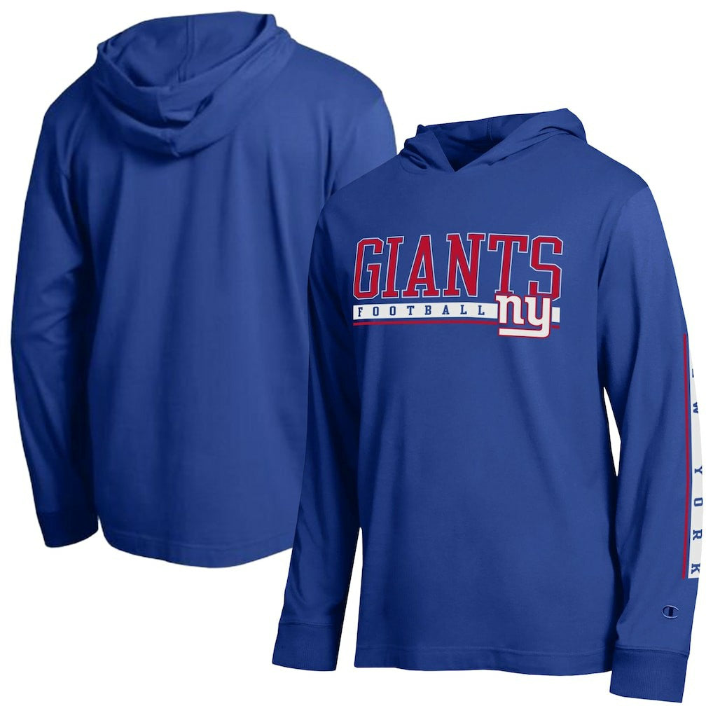 New York Giants Champion All Star Hoodie T-Shirt - Royal - NFL
