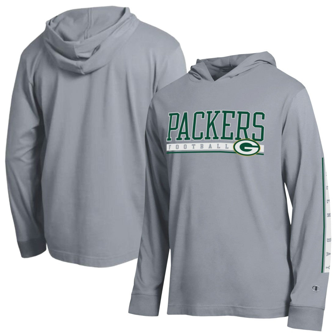 Green Bay Packers Champion All Star Hoodie T-Shirt - Gray - NFL