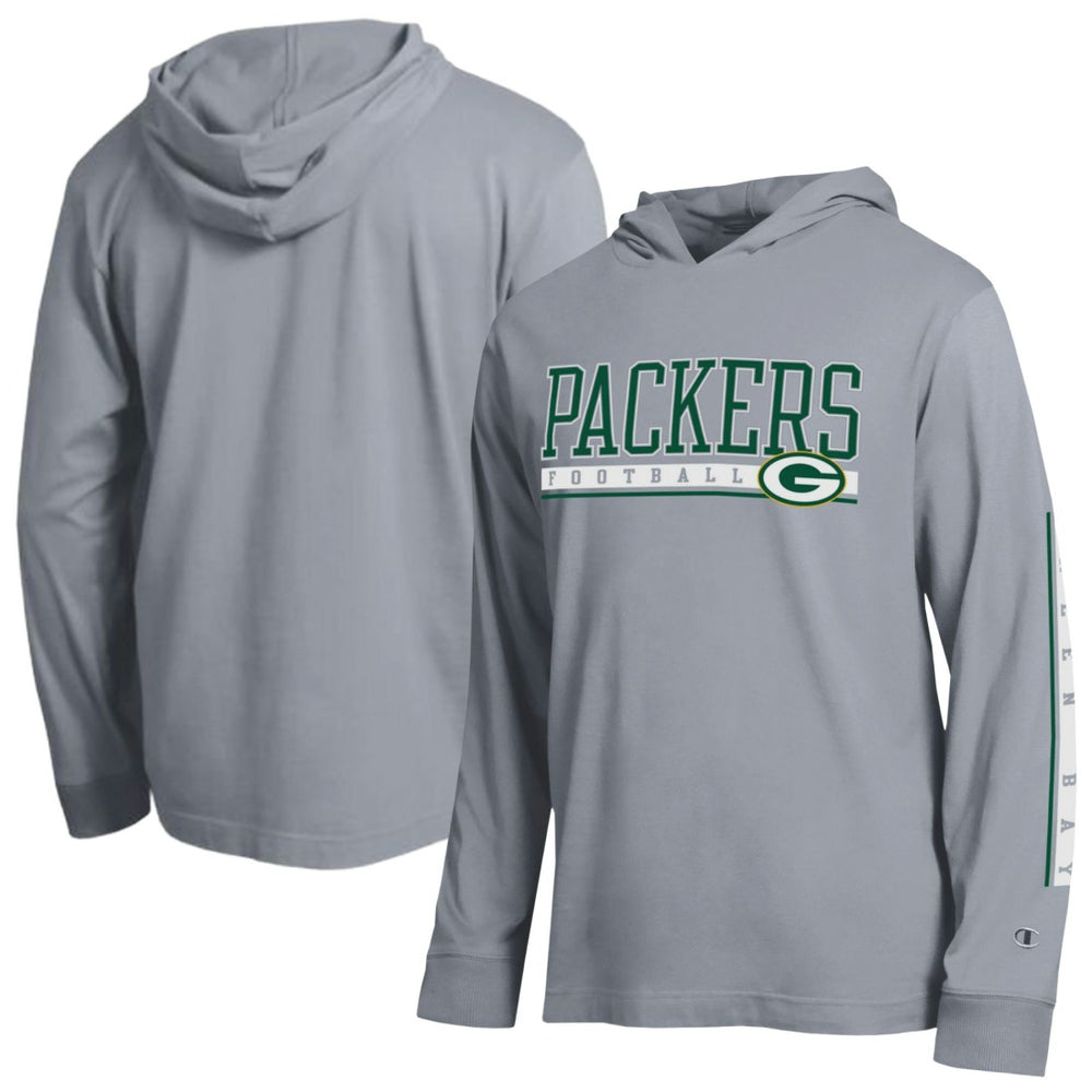 Green Bay Packers Champion All Star Hoodie T-Shirt - Gray - NFL