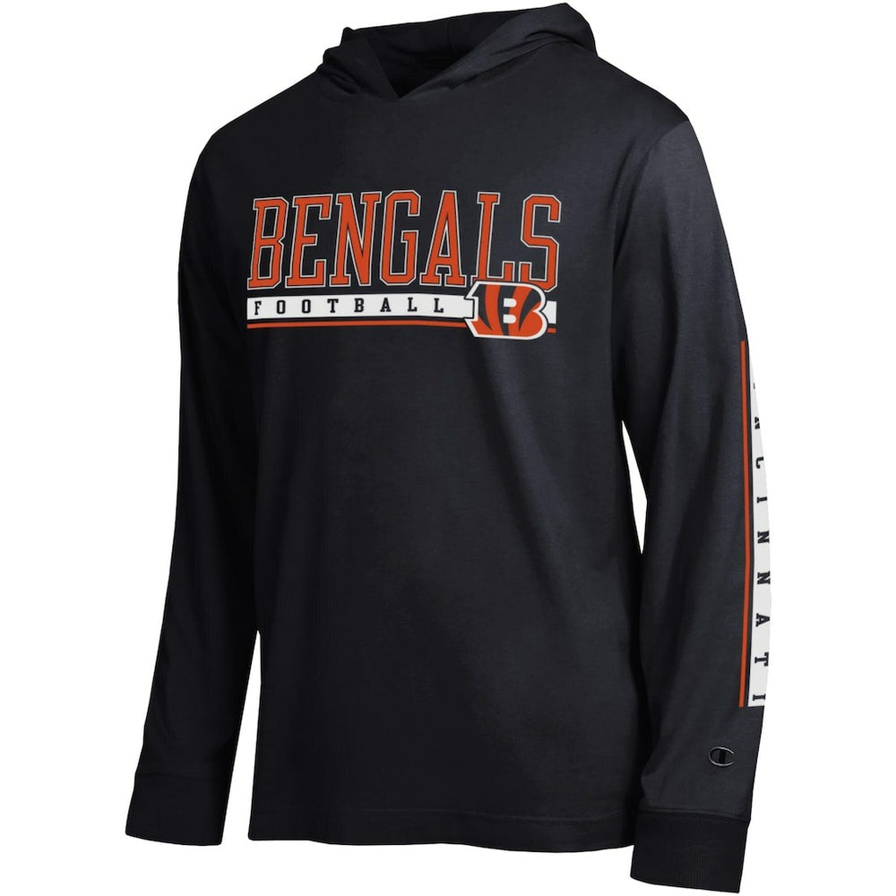 Cincinnati Bengals Champion All Star Hoodie T-Shirt - Black - NFL